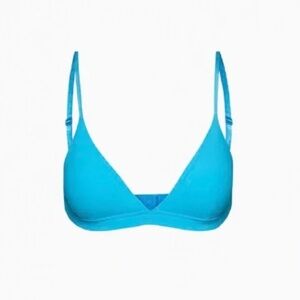 ISO Aritzia Talula Triangle Bralette in Turquoise Blue NWT Size Medium